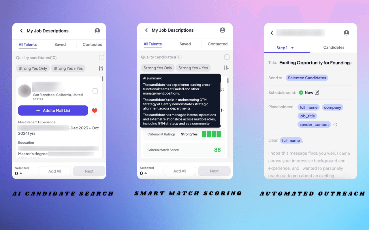 HireRight interface